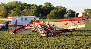 Photo of plane that crashed.